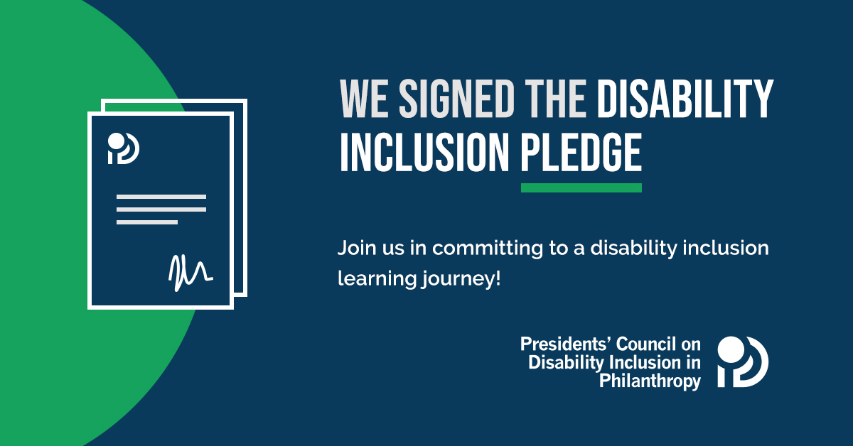 Proteus Fund Signs Disability Inclusion Pledge - Proteus Fund